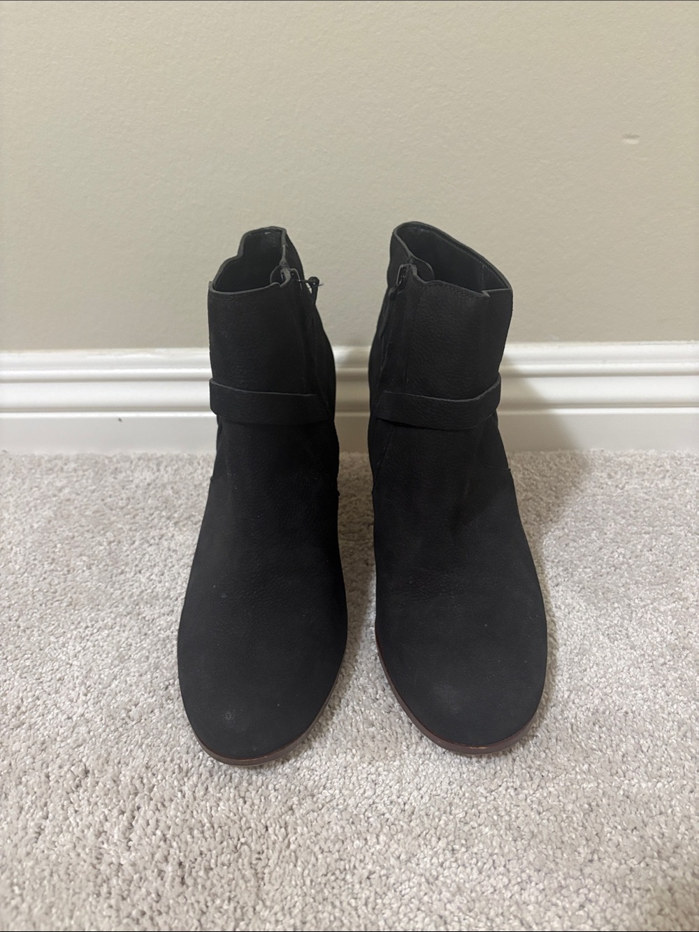 Black Women’s Ankle Boots - Classic Suede Style